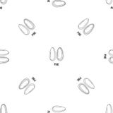 Pine icon, outline style stock illustration Pine icon, outline style stock illustration