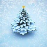 Pinho da árvore de Natal da neve da vista aérea isolado ilustração do vetor Pinho da árvore de Natal da neve da vista aérea isolado ilustração do vetor