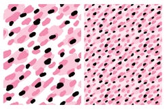 pink and black wrapping paper