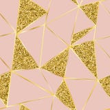 Pink background with gold lines and sparkles vector illustration Pink background with gold lines and sparkles vector illustration
