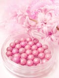 Pink Blush In Beads Royalty Free Stock Image