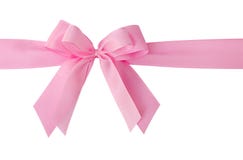 Pink Bow Royalty Free Stock Images - Image: 6232109