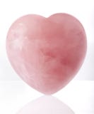Pink crystal heart