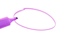 Pink highlighter Royalty Free Stock Image Pink highlighter Royalty Free Stock Image