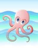 Pink Octopus In The Sea Royalty Free Stock Images Pink Octopus In The Sea Royalty Free Stock Images