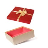 Open gift box isolated on white background royalty free stock photo Open gift box isolated on white background royalty free stock photo