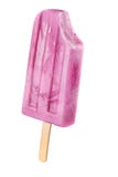 Pink ice pop isolated stock photo Pink ice pop isolated stock photo
