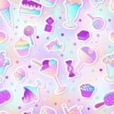 Pink seamless candy pattern royalty free illustration Pink seamless candy pattern royalty free illustration