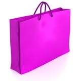 Pink Shopping Bag. Stock Image