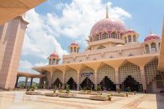 Pink stonned mosque royalty free stock photos Pink stonned mosque royalty free stock photos