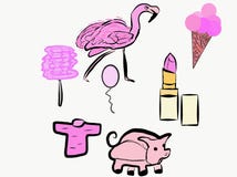 Pink, what can be this color pink? Flamingo Cotton Candy Strawberry ice cream lipstick balloon shirt art illustration vector photo vector illustration Pink, what can be this color pink? Flamingo Cotton Candy Strawberry ice cream lipstick balloon shirt art illustration vector photo vector illustration
