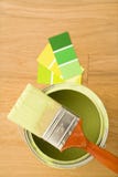 Pintura con muestras del color. imagen de archivo libre de regalías Pintura con muestras del color. imagen de archivo libre de regalías