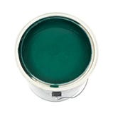 A pintura verde pode dentro fotografia de stock royalty free A pintura verde pode dentro fotografia de stock royalty free
