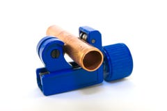 Pipe Cutter With Pipe Stock Photo Pipe Cutter With Pipe Stock Photo