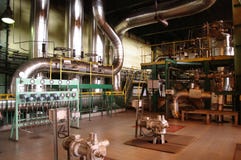 Pipes, tubes, machinery and at a power plant stock images Pipes, tubes, machinery and at a power plant stock images