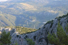 Mirabella fortress in Omis Croatia stock image Mirabella fortress in Omis Croatia stock image