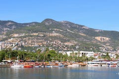 Pirate ships in Alanya royalty free stock photos Pirate ships in Alanya royalty free stock photos