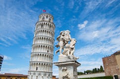 lady in leaning tower of pizza lady in leaning tower of pizza