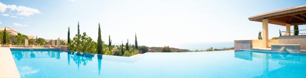 Piscina de lujo. Imagen panorámica