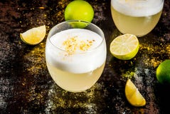 Pisco tradizionale cileno del liquore acido immagine stock Pisco tradizionale cileno del liquore acido immagine stock