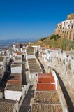 Взгляд Pisticci. Базиликата. Италия. стоковые изображения rf Взгляд Pisticci. Базиликата. Италия. стоковые изображения rf
