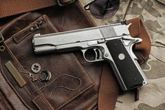Pistolet, pistolet 45 photo stock Pistolet, pistolet 45 photo stock