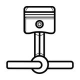 Piston icon vector vector illustration Piston icon vector vector illustration