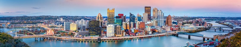 Pittsburgh downtown panorama