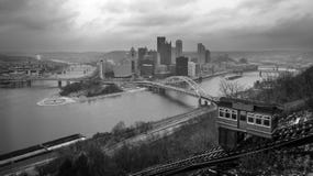 Pittsburgh, from the Duquesne Incline stock photography Pittsburgh, from the Duquesne Incline stock photography