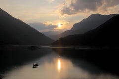 Pivsko Jezero, Durmitor National Park, Montenegro royalty free stock images Pivsko Jezero, Durmitor National Park, Montenegro royalty free stock images