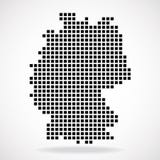 Pixel map of Germany Stock Images Pixel map of Germany Stock Images