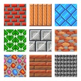 Pixel Seamless Textures For Games Icons Vector Set Royalty Free Stock Photo Pixel Seamless Textures For Games Icons Vector Set Royalty Free Stock Photo