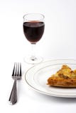 Pizza And Wine Royalty Free Stock Image