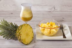 Piña de la fruta tropical de Suramérica imágenes de archivo libres de regalías Piña de la fruta tropical de Suramérica imágenes de archivo libres de regalías
