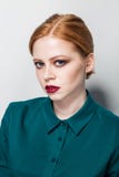 Piękno mody portret Mistrzowska klasa na makeup Fachowa pracowniana fotografia retusz Bardzo ładna dziewczyna fotografia stock Piękno mody portret Mistrzowska klasa na makeup Fachowa pracowniana fotografia retusz Bardzo ładna dziewczyna fotografia stock