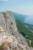 piękny sceniczny widok góry w Ukraina, Crimea, zdjęcia stock piękny sceniczny widok góry w Ukraina, Crimea, zdjęcia stock