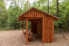 Picnic place in forest stock image. Image of light, blue - 34919179