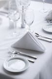 Place Settings on Dining Table royalty free stock image Place Settings on Dining Table royalty free stock image