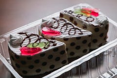 Placez du plan rapproché délicieux de pâtisseries images stock Placez du plan rapproché délicieux de pâtisseries images stock