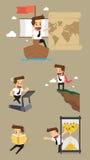 Placez, homme d'affaires Character illustration libre de droits Placez, homme d'affaires Character illustration libre de droits