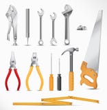 placez les outils illustration de vecteur placez les outils illustration de vecteur