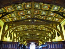 Plafond en bois dans la bibliothèque de Bodleian photo libre de droits Plafond en bois dans la bibliothèque de Bodleian photo libre de droits