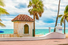 Plage de Fort Lauderdale, la Floride images libres de droits Plage de Fort Lauderdale, la Floride images libres de droits