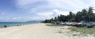 Plage de Khao Kho dans le secteur Nakhon Si Thammarat de Khanom photographie stock Plage de Khao Kho dans le secteur Nakhon Si Thammarat de Khanom photographie stock