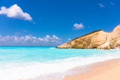 Plage de Porto Katsiki à Lefkada, Grèce photographie stock Plage de Porto Katsiki à Lefkada, Grèce photographie stock