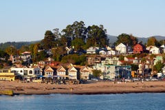 Plage la Californie de Capitola images libres de droits Plage la Californie de Capitola images libres de droits