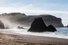 Plage scénique en Californie du nord près de San Francisco image libre de droits Plage scénique en Californie du nord près de San Francisco image libre de droits