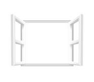 Plain White Open Window — Add Your Own Image Or Text Stock Images Plain White Open Window — Add Your Own Image Or Text Stock Images