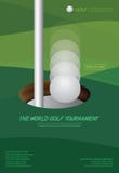 Plakata turnieju Golfowy mistrzostwo ilustracji Plakata turnieju Golfowy mistrzostwo ilustracji