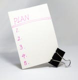 Plan Stock Image
